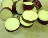 ほっくりおいしい♪サツマイモ煮作り方1写真