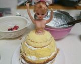 リカちゃんドールケーキ♡簡単♡デコケーキ作り方9写真