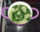 お父さんのほうれん草と卵のスープ作り方3写真