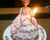 リカちゃんドールケーキ♡簡単♡デコケーキ作り方13写真