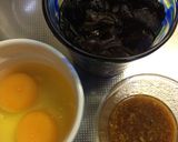 キクラゲと豚肉と卵炒め作り方1写真