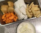 車麩が主役★具だくさんのヘルシーお味噌汁作り方2写真
