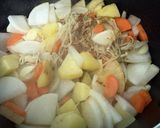 比内地鶏スープ(市販)のテキトースープ作り方2写真