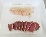 タイとかつおの塩レモンそうめん作り方3写真