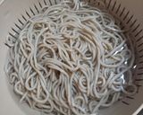 舞茸のサクッと天ぷらと味つけ油揚げのぶっかけ蕎麦作り方2写真