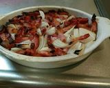 新玉ねぎとベーコンのオリーブオイル焼き作り方6写真