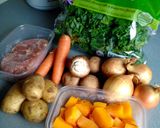 ゴロゴロ野菜の手作りクリームシチュー作り方1写真