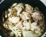 手間なし＆つゆだく！☆舞茸入り親子丼☆作り方3写真