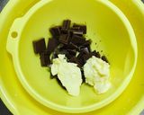 簡単☆板チョコ一枚分でもっちりブラウニー作り方1写真