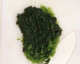 離乳食中期＊緑の野菜のホワイトソース煮作り方1写真