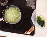 離乳食中期＊緑の野菜のホワイトソース煮作り方3写真