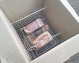段ボールで簡単！スピード燻製作り方17写真