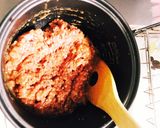 カンタン！ひき肉辛味噌炒め。作り方4写真