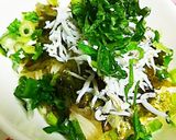 梅しそとしらすのぶっかけ素麺作り方4写真