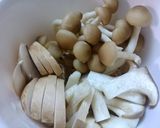 きのことツナのまったりナポリタン作り方1写真