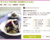 なすとみょうがの塩ごま油和え(ナムル)作り方8写真