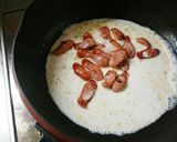 アマトリチャーナ風♪チーズのパスタ作り方3写真