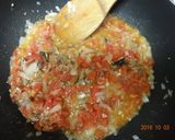 トマト缶とオイルサーディンのパスタ作り方5写真