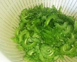 苦味まろやか？！ゴーヤのおひたし☆作り方1写真