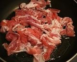 やわらか液で臭みなし✩ 豚こまの甘辛炒め作り方2写真