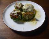 ちびピーマンのイタリア風バジル味詰め作り方5写真