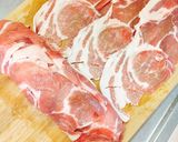 豚切り落とし肉でぐるぐる巻きチャーシュー作り方3写真