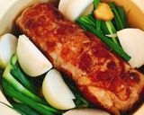 豚切り落とし肉でぐるぐる巻きチャーシュー作り方10写真