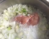 ゆで鶏と一緒に作るミネストローネ作り方3写真