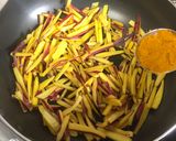 サツマイモの皮☆カレーきんぴら作り方5写真