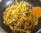 サツマイモの皮☆カレーきんぴら作り方5写真