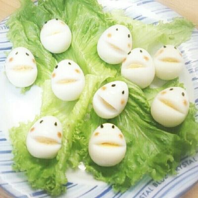 うずらの卵でひよこちゃん by 2525招き猫 【クックパッド】 簡単