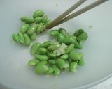 こんにゃくカナッペ　ガーリック枝豆チーズ作り方6写真