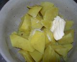 レンジにお任せ！さつまいもだけサラダ作り方2写真