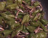 時短！麺つゆで作る、万願寺とじゃこ炒め　作り方3写真