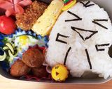 キャラ弁 おばけちゃん作り方2写真