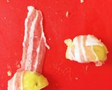 コロッケ⁈ じゃがいも豚バラ巻きフライ作り方4写真