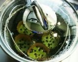 ホットケーキミックスで緑の蒸しパン♪作り方4写真