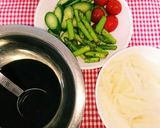 豚と大根レタス胡瓜の贅沢冷しゃぶサラダ作り方2写真