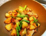 豚肉とジャガイモの焦がし味噌ニンニク炒め作り方9写真
