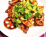 パクチー好きのれんこんタイ炒め作り方4写真