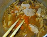 簡単♪豚肉とキノコのケチャップ味噌煮込み作り方8写真