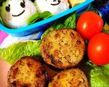 チーズをまぶしたカリカリ蓮根つくね作り方8写真