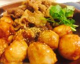 里芋と牛肉の簡単煮物♬作り方6写真