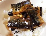 今が旬☆簡単 サンマの蒲焼き丼作り方4写真