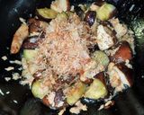 茄子と椎茸をフライパンで「無限」味に作り方4写真