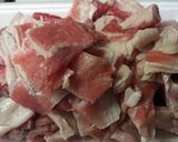 牛筋のトマト煮込み作り方1写真