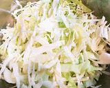 豚こまメイン簡単☆ダイエット！お好み焼き作り方1写真