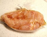 ヘルシー♪カボチャと鶏むね肉の香味蒸し作り方1写真
