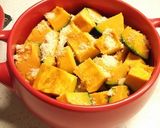 ヘルシー♪カボチャと鶏むね肉の香味蒸し作り方3写真