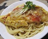 ふんわり卵のあんかけパスタ作り方10写真